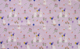 Rabbit Balloon Patterned Fabric made in Korea by the Half Yard