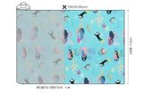 Jeju Tourism Ocean Patterned Fabric made in Korea by Half Yard  DTP(Digital Textile Printing)