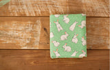 Rabbit Bunny Patterned Fabric made in Korea by the Half Yard