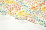 Colorful Flower patterned OEKO-TEX® Fabric, Floral Fabric made in Korea by the Half Yard