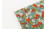 Wild Flower patterned OEKO-TEX® Fabric, Floral Fabric made in Korea by the Half Yard