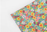 Wild Flower patterned OEKO-TEX® Fabric, Floral Fabric made in Korea by the Half Yard