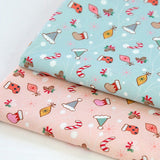 Christmas Patterned fabric made in Korea Digital Textile Printing by the Half Yard