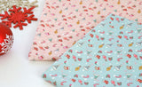 Christmas Patterned fabric made in Korea Digital Textile Printing by the Half Yard