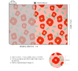 Camellia Flower patterned OEKO-TEX® Fabric, Floral Fabric made in Korea by the Half Yard