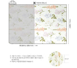 Impatiens Flower patterned OEKO-TEX® Fabric, Floral Fabric made in Korea by the Half Yard