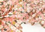 Blossom Flower patterned OEKO-TEX® Fabric, Floral Fabric made in Korea by the Half Yard