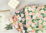 Blossom Flower patterned OEKO-TEX® Fabric, Floral Fabric made in Korea by the Half Yard