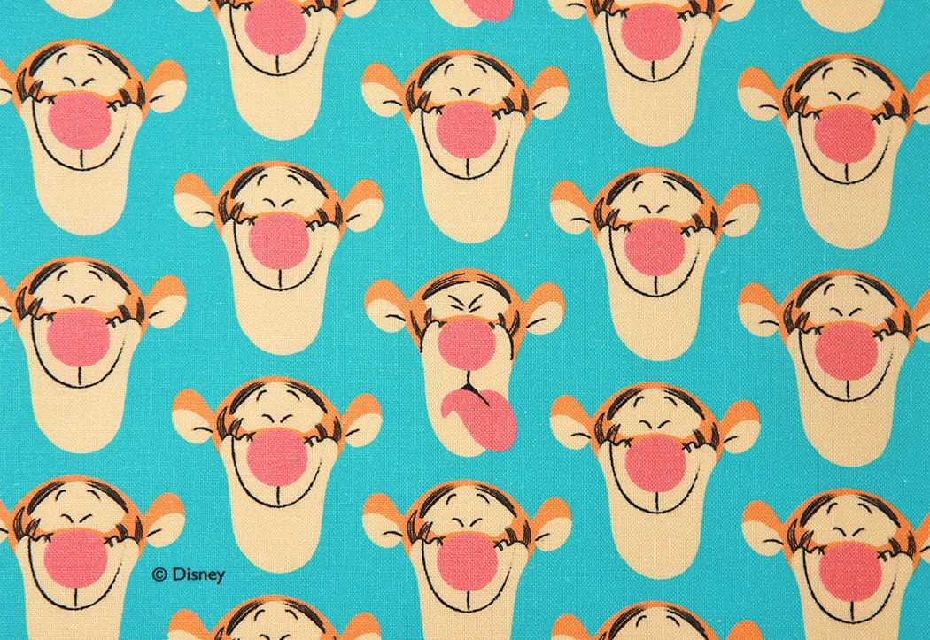 Winnie the Pooh Tigger Character Antibiosis Cotton Fabric made in Korea by the Half Yard