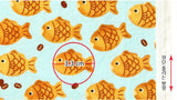 Bungeoppang Taiyaki Patterned Fabric made in Korea by the Half Yard  DTP(Digital Textile Printing)