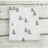 Summer Forest Fir Tree Fabric made in Korea by the Half Yard