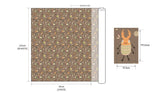 昆虫のスタッグビットルテントウムシ柄の生地を韓国で半ヤード単位でプリントしました