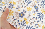 Wild Flower Floral Patterned Fabric made in Korea by the Half Yard