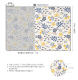 Wild Flower Floral Patterned Fabric made in Korea by the Half Yard