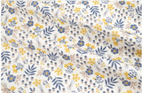 Wild Flower Floral Patterned Fabric made in Korea by the Half Yard