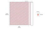 韓国製のイチゴ柄生地（半ヤード単位）