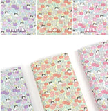 Tulip Garden Cat Patterned OEKO Tex Fabric made in Korea by the Half Yard