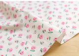 Retro Petite Flower Floral patterned Fabric made in Korea by the Half Yard