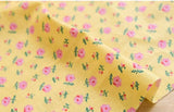 Retro Petite Flower Floral patterned Fabric made in Korea by the Half Yard