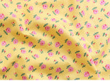 Retro Petite Flower Floral patterned Fabric made in Korea by the Half Yard