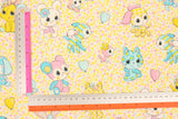 Honey Tune Retro Style Animal Patterned Fabric made in Japan by the Half Yard