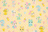 Honey Tune Retro Style Animal Patterned Fabric made in Japan by the Half Yard