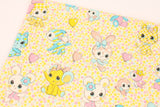 Honey Tune Retro Style Animal Patterned Fabric made in Japan by the Half Yard