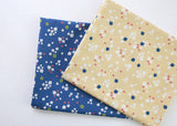 Cute Flower Nature Garden Patterned Fabric printed in Korea by the Half Yard