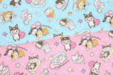 Sanrio My Melody Kuromi Hello Kitty Pompompurin Character Oxford Fabric printed in Japan by the Half Yard