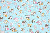 Sanrio My Melody Kuromi Hello Kitty Pompompurin Character Oxford Fabric printed in Japan by the Half Yard