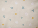 Disney Mickey Mouse 60s Asa Cotton Fabric Made in Korea by the Half Yard 18" x 57" ( 45 cm  x  144 cm)