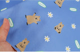 Animal Cute Quokka Patterned Fabric, Cute, Kids, Sewing, Quilt made in Korea by Half Yard