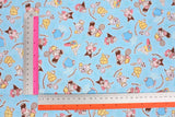 Sanrio My Melody Kuromi Piano Hello Kitty Pompompurin Cinnamoroll Character Strawberry Fabric printed in Japan by the Half Yard