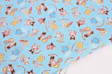 Sanrio My Melody Kuromi Piano Hello Kitty Pompompurin Cinnamoroll Character Strawberry Fabric printed in Japan by the Half Yard