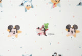 Disney Mickey Minnie Cotton Organic 30s Fabric printed in Korea by the Half Yard