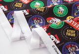 Disney Mickey Mouse Black Label Cotton Fabric printed in Korea by the Half Yard