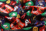 Disney Mickey Mouse Black Label Cotton Fabric printed in Korea by the Half Yard