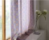 Florence Yellow Flower patterned Fabric, Floral Fabric made in Korea by the Half Yard