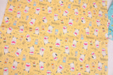 Sanrio Pochacco Character Oxford Fabric printed in Japan by the Half Yard