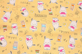 Sanrio Pochacco Character Oxford Fabric printed in Japan by the Half Yard