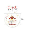 Fantasy Dream Merry go round patterned OEKO-TEX® Fabric, Animal Fabric made in Korea by the Half Yard