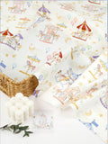 Fantasy Dream Merry go round patterned OEKO-TEX® Fabric, Animal Fabric made in Korea by the Half Yard