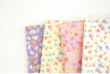 OEKO-TEX Animals Jelly Rabbit Bunny Patterned Fabric made in Korea by the Half Yard