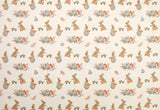 Peter Rabbit Farm Bunny printed Antibiosis 30s Organic Fabric made in Korea by the Half Yard