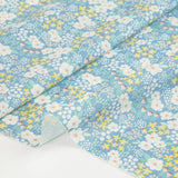 Flower Land Floral Garden patterned OEKO-TEX® Fabric, Floral Fabric made in Korea by the Half Yard