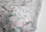 Floral Flowers Patterned Fabric made in Korea by Half Yard