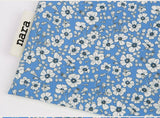 Blue Bless Flower Floral patterned OEKO-TEX® Fabric, Floral Fabric made in Korea by the Half Yard