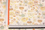 Hamster Life Animal Patterned  Fabric Japanese Fabric by the Half Yard