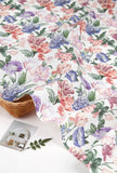 Purifying Purple Flower Patterned OEKO-TEX Fabric made in Korea by the Half Yard