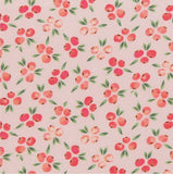 Blueberry Cherry Orange Sweet Berries Fruits patterned Fabric made in Korea by the Half Yard